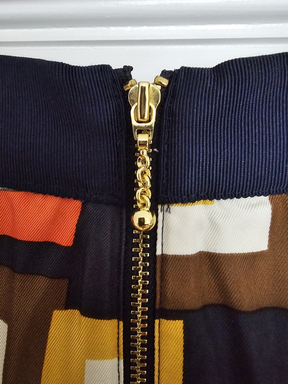 KS Multi-color Print A-Line Skirt - Picture 6 of 8